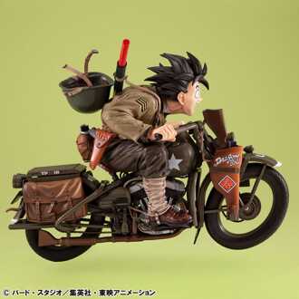 Megahouse Dragonball Z 05 Desktop Real McCoy PVC Diorama Son Goku & Bike 18 cm