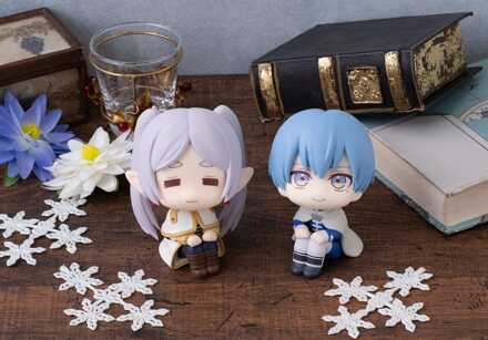 Megahouse Frieren: Beyond Journey's End Look Up PVC Statues Droopy Face Ver. & Himmel 11 cm (with gift)