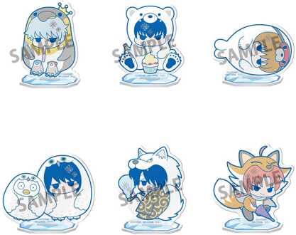 Megahouse Gintama Acrylic Figure Prince Hata & Animals of Ice 6 cm Display (6)