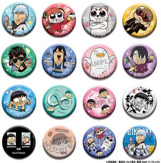 Megahouse Gintama Enamel Pin Gintama Oshanti 5 cm Assortment (16)