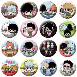 Megahouse Gintama Enamel Pins Famous Scene Ver. 5 cm Assortment (16)