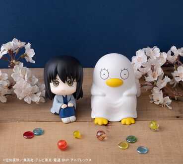 Megahouse Gintama Look Up PVC Statues Kotaro Katsura & Elizabeth 11 cm (with gift)