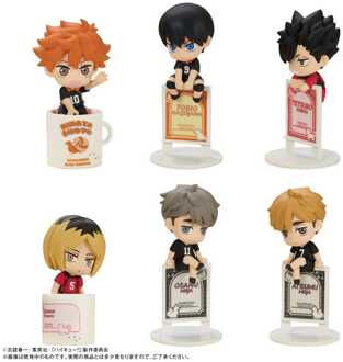 Megahouse Haikyu!! Ochatomo Series Trading Figure 4 cm Blind Box Assortment (6)