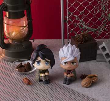 Megahouse Mobile Suit Gundam Iron-Blooded Orphans Look Up PVC Statues Mikazuki Augus & Orga Itsuka 11 cm (with gift)