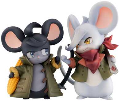 Megahouse Mobile Suit Gundam Iron-Blooded Orphans PVC Statues Orphanchu of Block 3 Mikatsuki & Orga 10th Anniversary 12 cm