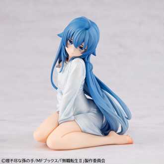 Megahouse Mushoku Tensei Jobless Reincarnation Melty Princess PVC Statue Roxy Peeping Ver. Palm Size 9 cm