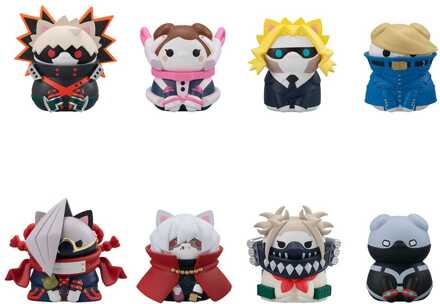 Megahouse My Hero Academia Mega Cat Project Heroaca Cats No.02 3 cm Assortment (8)