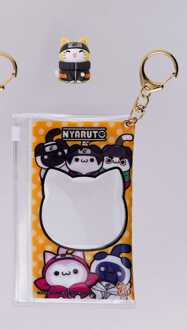 Megahouse Naruto Shippuden Mega Cat Project Nyaruto Series Trading Figure with pouch Naruto 2025 Limited Edition 7 cm