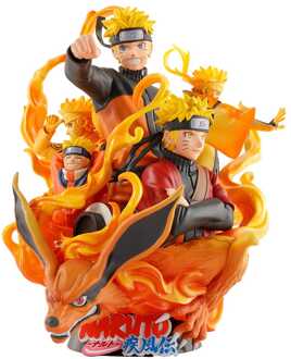Megahouse Naruto Shippuden Petitrama DX PVC Mini Statue Naruto 01 15 cm