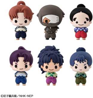 Megahouse Nintama Rantaro Chokorin Mascot Series Trading Figure Vol. 1 5 cm Blind Box Assortment (6)