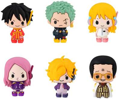 Megahouse One Piece Chokorin Mascot Series Trading Figure 6-Pack Egghead Ver. 5 cm