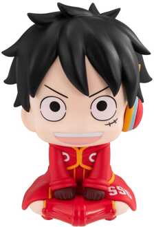 Megahouse One Piece Look Up PVC Statue Monkey D. Luffy Future Island Egghead Ver. 11 cm (with gift)