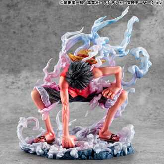 Megahouse One Piece P.O.P PVC Statue Monkey D. Luffy Gear 2 Limited Edition 19 cm