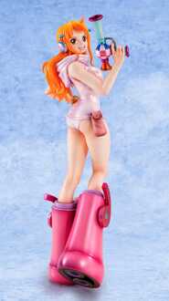 Megahouse One Piece Portrait Of Pirates PVC Statue Nami Evolutionary History 25 cm