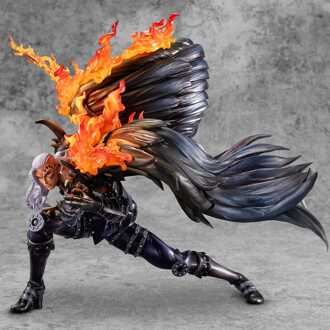 Megahouse One Piece Portrait Of Pirates WA-MAXIMUM PVC Statue Beasts Pirates All-Stars King 33 cm