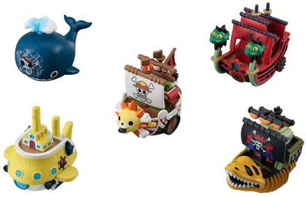 Megahouse One Piece Yuracolle Series Trading Figure 5-Pack Grand Line Vol. 2 6 cm