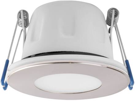 Megaman LED inbouwspot Tego Slim, 4.000 K, nikkel, IP65