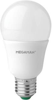 Megaman LED lamp E27 A60 11W opaal, universeel wit