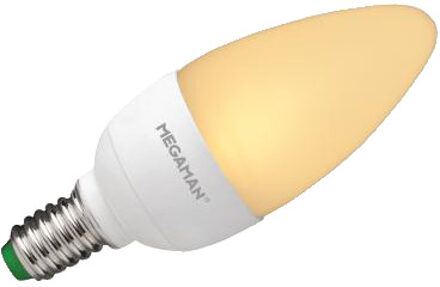 Megaman MM04861 3,5W (21W) E14 Dimbare LED Flame Kaarslamp