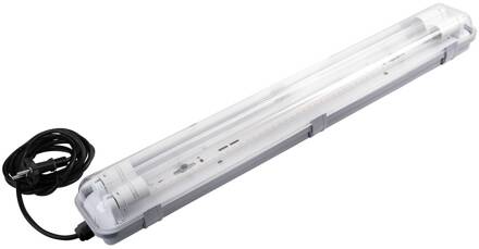 Megaman planten lamp Rocca, breedte 10 cm, 2 x T8, IP65 wit