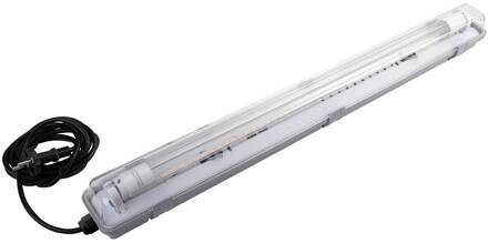 Megaman planten lamp Rocca, breedte 7 cm, 1 x T8, IP65 wit