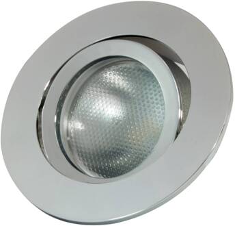 Megatron LED inbouwring Decoclic GU10.3, rond, zilver