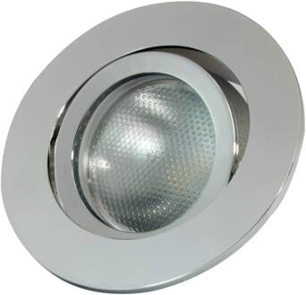 Megatron LED inbouwspot GU10.3, rond, zilver