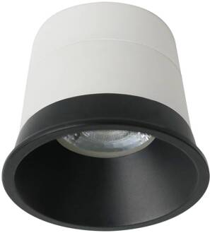 Megatron LED module Koin Flex dimbaar GU10 4.9W ring zwart zwart mat