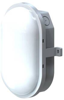 Megatron LED plafondlamp Zella Neo IP54, kunststof, 4000K grijs wit
