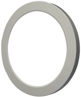 Megatron magnetische decoratieve hoes Pano rond Ø16,6cm geborsteld staal