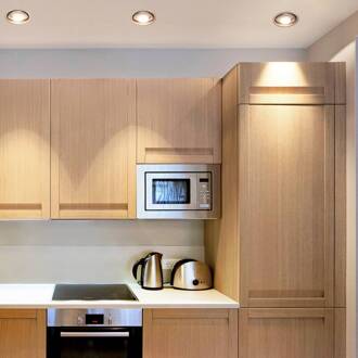 Megatron Solo Intro LED inbouwlamp, titanium titaan