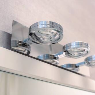 Megatron Tre Punto LED wandlamp, chroom