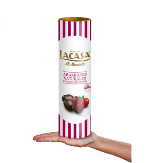 Megatubo lacase cranberry Chocolate black · 800g.