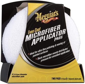Meguiar's microfiber pads Applicator 13 cm 2 stuks wit