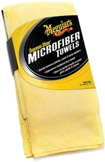 Meguiar's poetsdoeken microfiber 40 x 60 cm 3 stuks geel