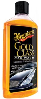 Meguiars autoshampoo/conditioner Gold Class 473 ml geel