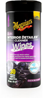 Meguiars Quik Interior Detailer Wipes 30 stuks G13600