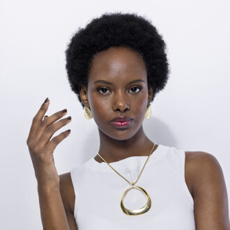 Mei collier in 18k geelgouden afwerking - One Size