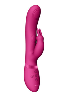 Mei - Dual Pulse-Wave Vibrating C-spot G-Spot Rabbit - Roze