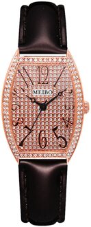 Meibo Mode Kunstmatige Materiaal Band Dames Pin Gesp Quartz Horloge Rvs Mesh Quartz Atch Relogio Masculino BR