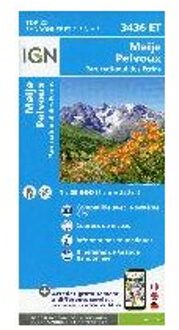 Meije Pelvoux. Pn Des Ecrins 1:25 000
