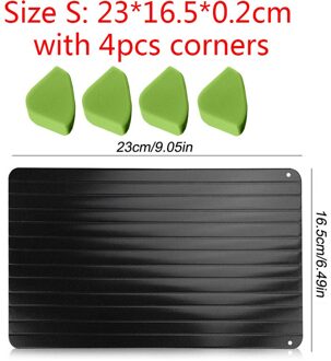Meijuner Snelle Ontdooien Lade Dooi Bevroren Voedsel Vlees Fruit Quick Ontdooien Plaat Board Ontdooien Keuken Gadget Tool Bourgondië
