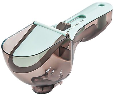 Meijuner Verstelbare Maatlepels Met Magnetische Snaps Draagbare Metering Scoop Precieze Plastic Schaal Voor Bakken 30/130Ml MJR 130ML-L