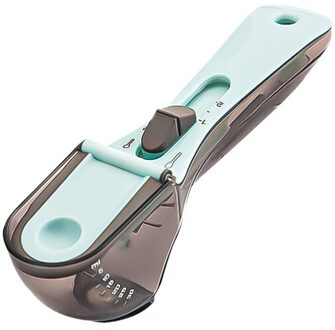 Meijuner Verstelbare Maatlepels Met Magnetische Snaps Draagbare Metering Scoop Precieze Plastic Schaal Voor Bakken 30/130Ml MJR 30ML-S