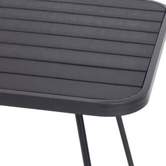 Meike bistro tafel zwart - 58 x 58 cm