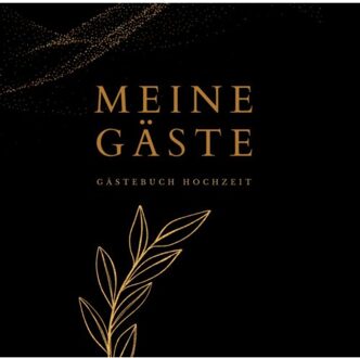 Meine Gäste- Gästebuch Hochzeit Black 78 Seiten, Premium Hardcover - Julia S. Klein