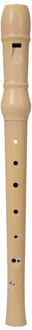 Meinel MNL-206 sopraanblokfluit sopraanblokfluit, C-stemming, Duits systeem, esdoorn, naturel, 2-delig, dubbele boring