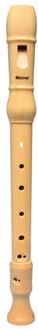 Meinel MNL-221 sopraanblokfluit sopraanblokfluit, C-stemming, Barok systeem, esdoorn, naturel, 3-delig