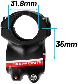 Meische Ultralight 0 Graden Stijgen Dh Am Enduro Mtb Stem 50Mm Cnc 35Mm 31.8Mm Stuur Fiets 28.6Mm Mountain Korte Stengels 31.8x35mm