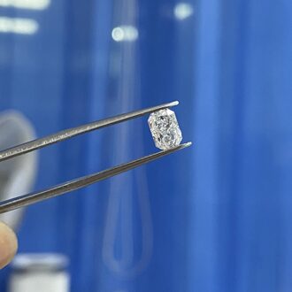 Meisidian 5X3 Mm Radiant Cut 0.3 Carat D VVS1 Wit Moissanite Steen